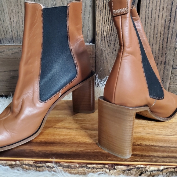 Acne Studios Bethany Block Heel Booties - Picture 3 of 6